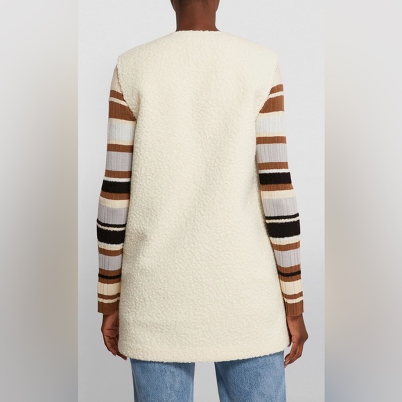 ❤️❤️❤️Tteory Zip Up Vest. Size M. Ivory - Picture 3 of 9